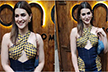 Kriti Sanon dons halter denim gingham dress with fiery cut-out worth Rs 7,800